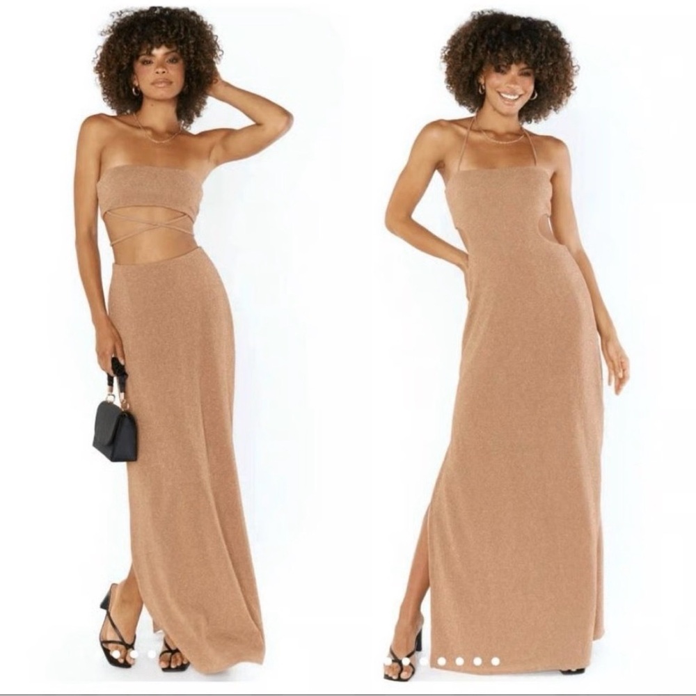 Show Me Your MuMu Enos Tube Maxi Dress Size Medium